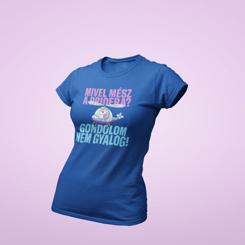 ZShowTime karcsúsított női póló - Mivel mész a Pridera?